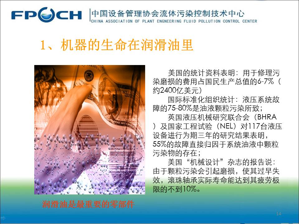 流体污染保障设备健康PPT